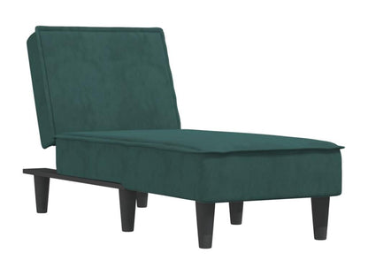 Poltrona in velluto verde