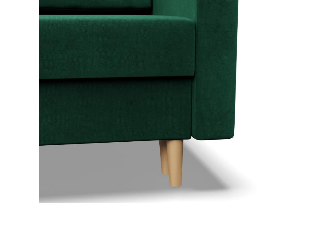 Chaise longue verde