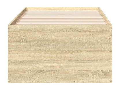 Letto in legno di rovere naturale, 100 x 200 cm - dlz1766583537149