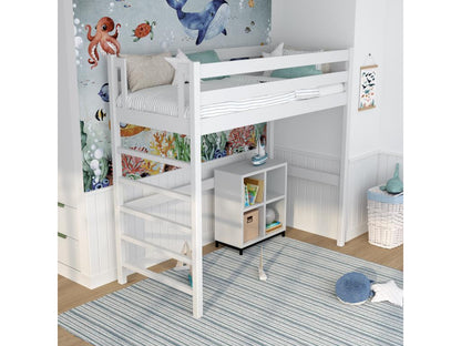 Letto bianco, 90 x 180 cm - dlz1766583560417