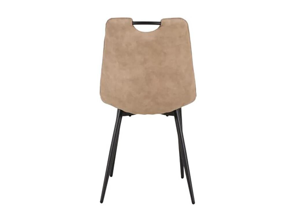 sedia in metallo marrone