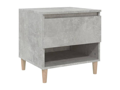 Tavolo in legno ingegnerizzato grigio, 50 x 46 x 50 cm