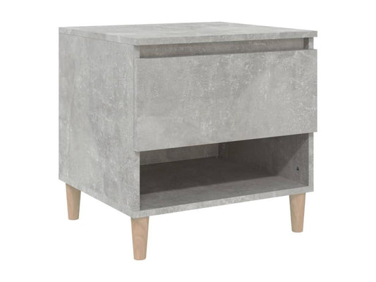 Tavolo in legno ingegnerizzato grigio, 50 x 46 x 50 cm