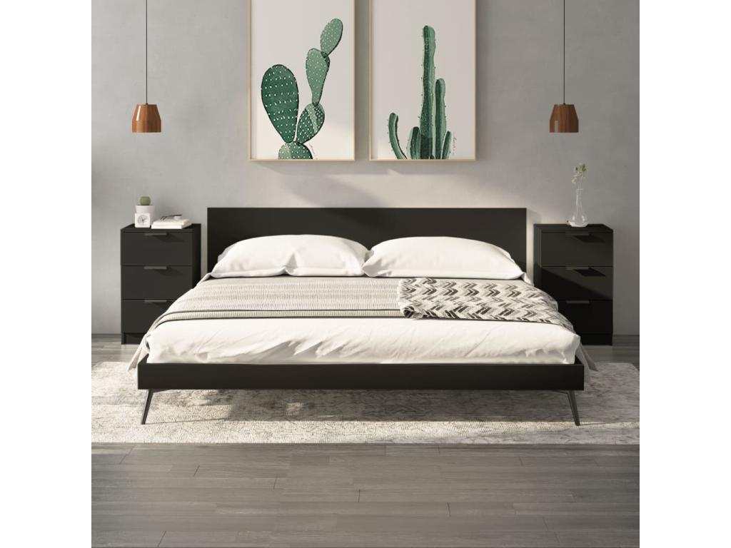 Mobili per la casa neri, 40 x 36 x 65 cm