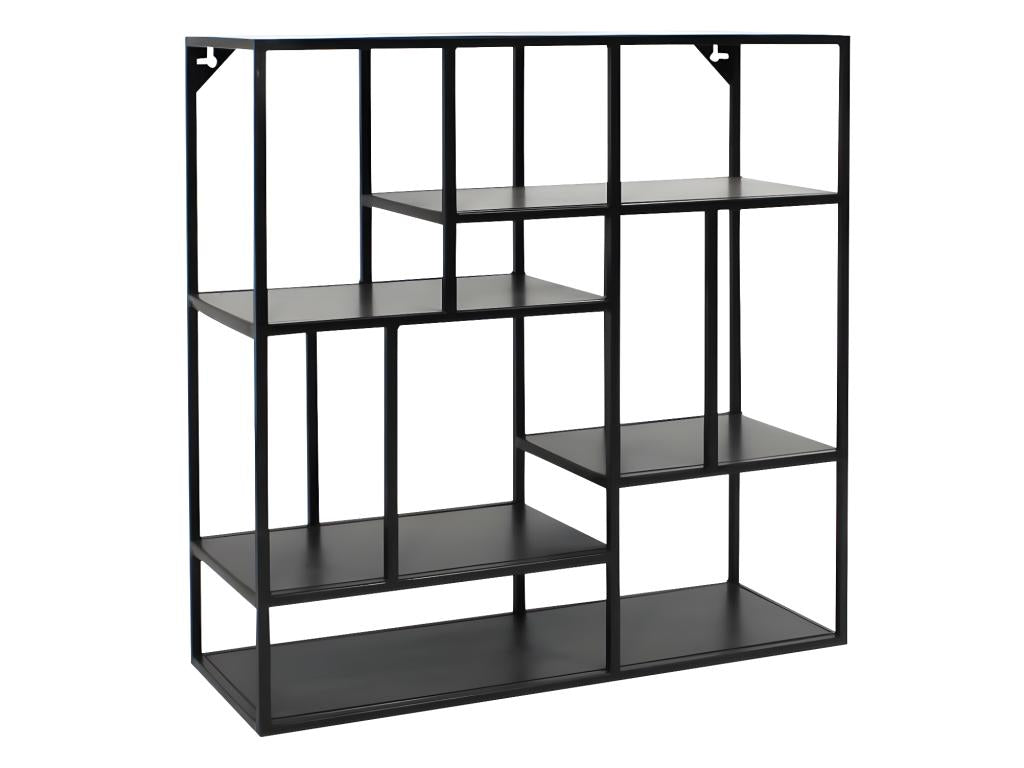 Mensola in metallo nero