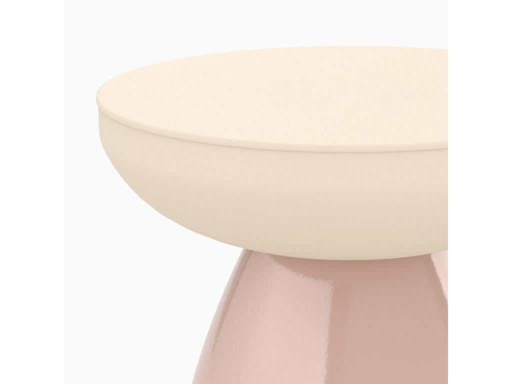 Tavolino laterale in metallo