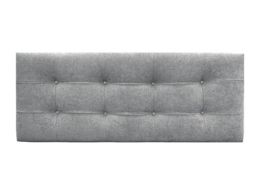 Letto in pelle grigia, 95 x 120 cm