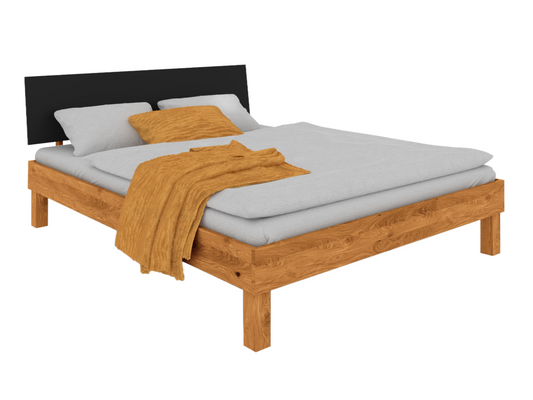 Letto in legno di rovere naturale, 100 x 200 cm