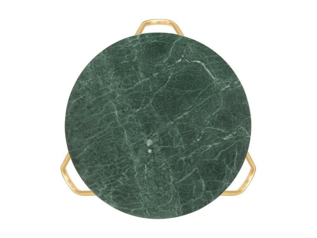 Tavolino da caffè in metallo verde