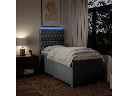 Materasso in tessuto grigio, 100 x 200 cm - dlz1766583719966