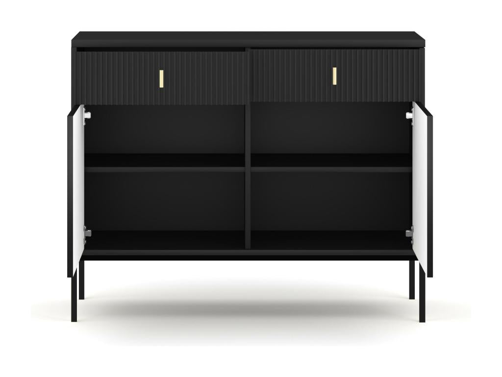 Credenza nera, 104 x 39 x 83 cm