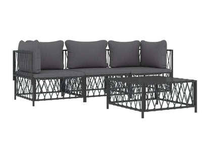 Set di mobili da esterno grigi