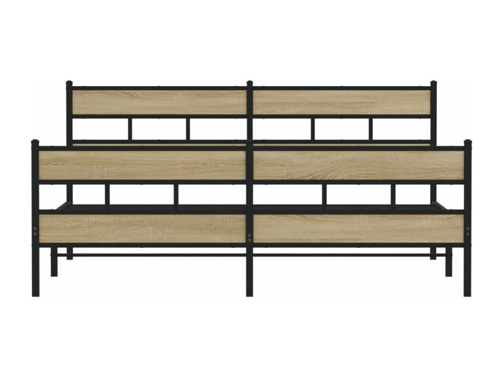 Materasso in legno di quercia marrone, 183 x 213 cm