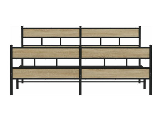 Materasso in legno di quercia marrone, 183 x 213 cm