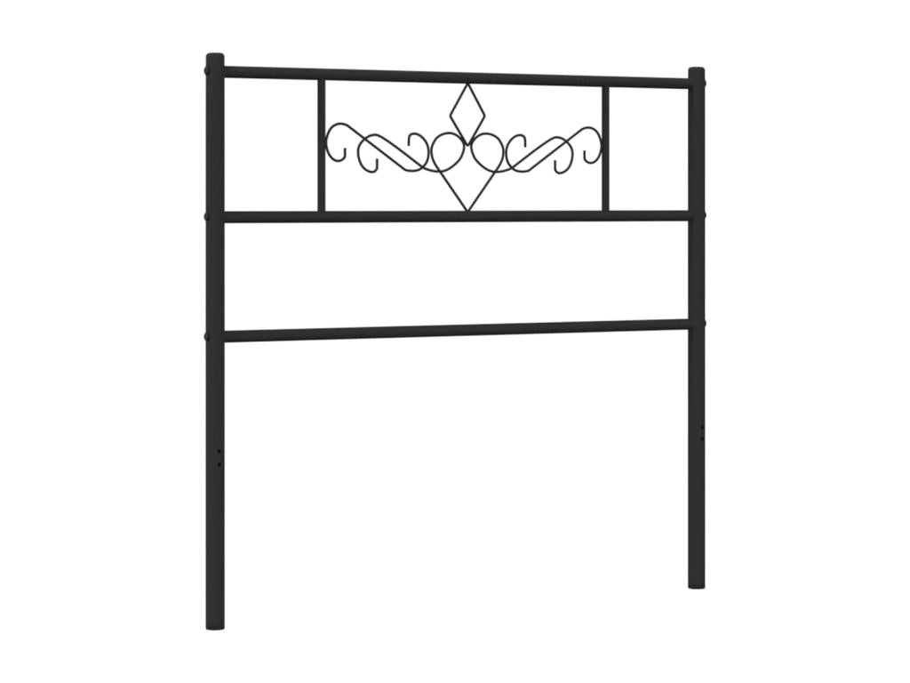 Letto in metallo nero