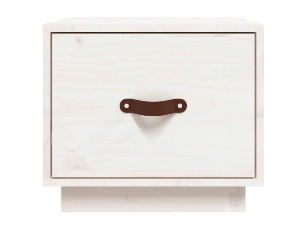 Tavolo in legno di pino bianco, 40 x 34 x 35 cm