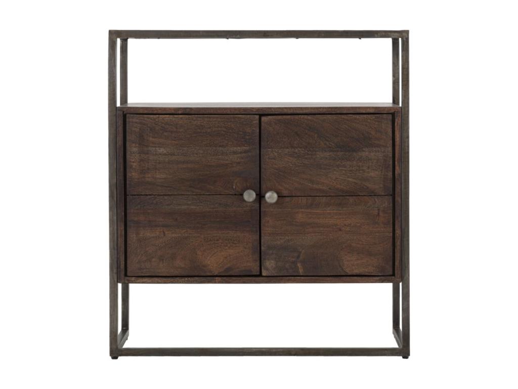 Armadio marrone, 75 x 30 x 83 cm