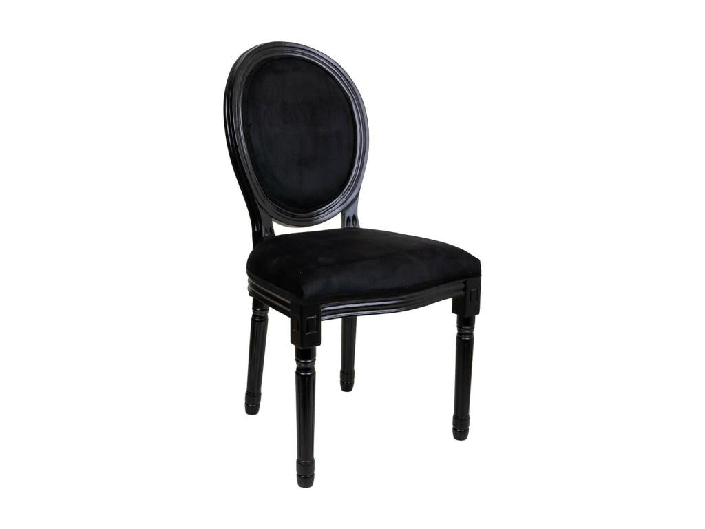 Sedia nera, 48 x 46 x 96 cm