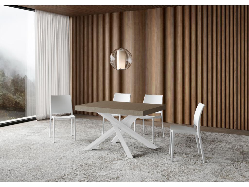 Tavolo grigio, 90 x 120 cm