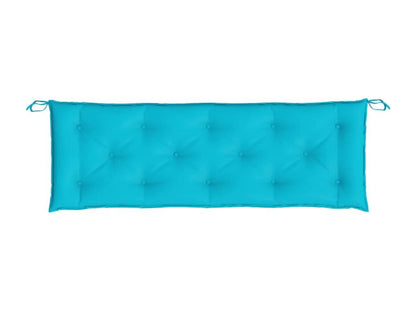 Panca in tessuto blu, 150 x 50 x 7 cm