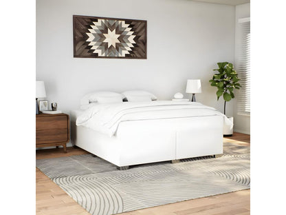 Struttura letto in similpelle bianca, 180 x 200 cm - dlz1766583705022