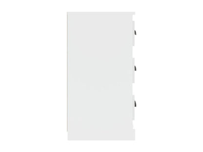 Credenza in legno ingegnerizzato bianco, 70 x 35,5 x 67,5 cm