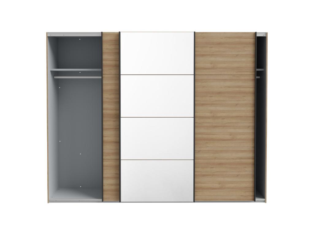 Armadio in legno di quercia marrone