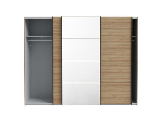 Armadio in legno di quercia marrone