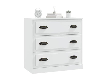 Credenza in legno ingegnerizzato bianco, 70 x 35,5 x 67,5 cm