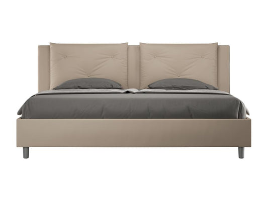 Letto in similpelle, 200 x 210 cm