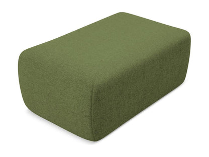 Pouf in tessuto verde