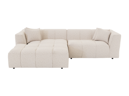 Divano in tessuto beige