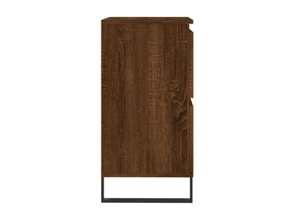 Credenza in legno ingegnerizzato marrone, 60 x 35 x 70 cm - dlz1766583342925