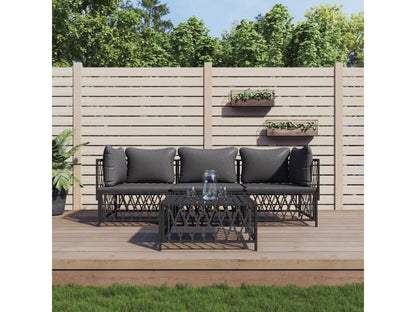 Set di mobili da esterno grigi