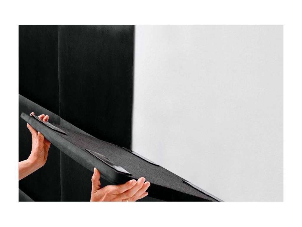 Mobili per la casa in velluto nero