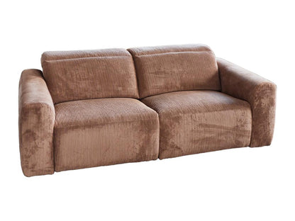 Divano in velluto marrone