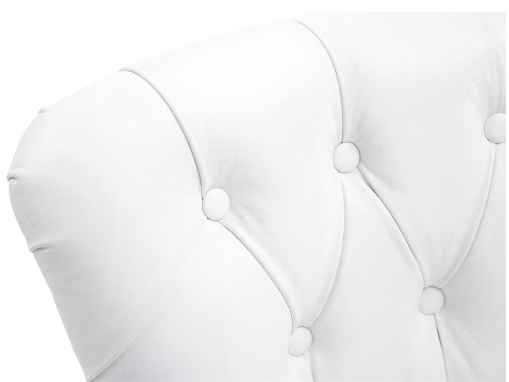 Mobili per la casa in pelle marrone, 55 x 57 x 109 cm