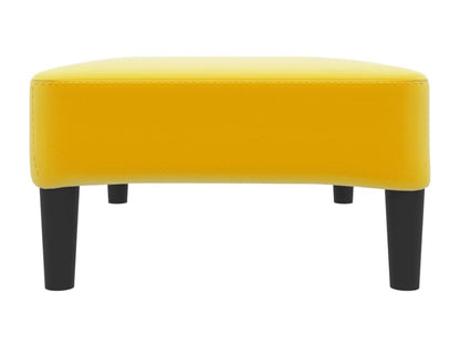 Mobili per la casa in velluto giallo, 78 x 56 x 32 cm