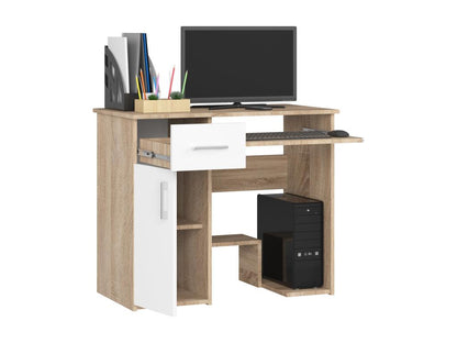 Mobili per la casa in legno di quercia bianca, 90 x 50 x 74 cm