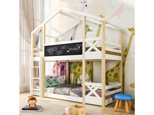 Letto in legno di pino bianco, 90 x 200 cm