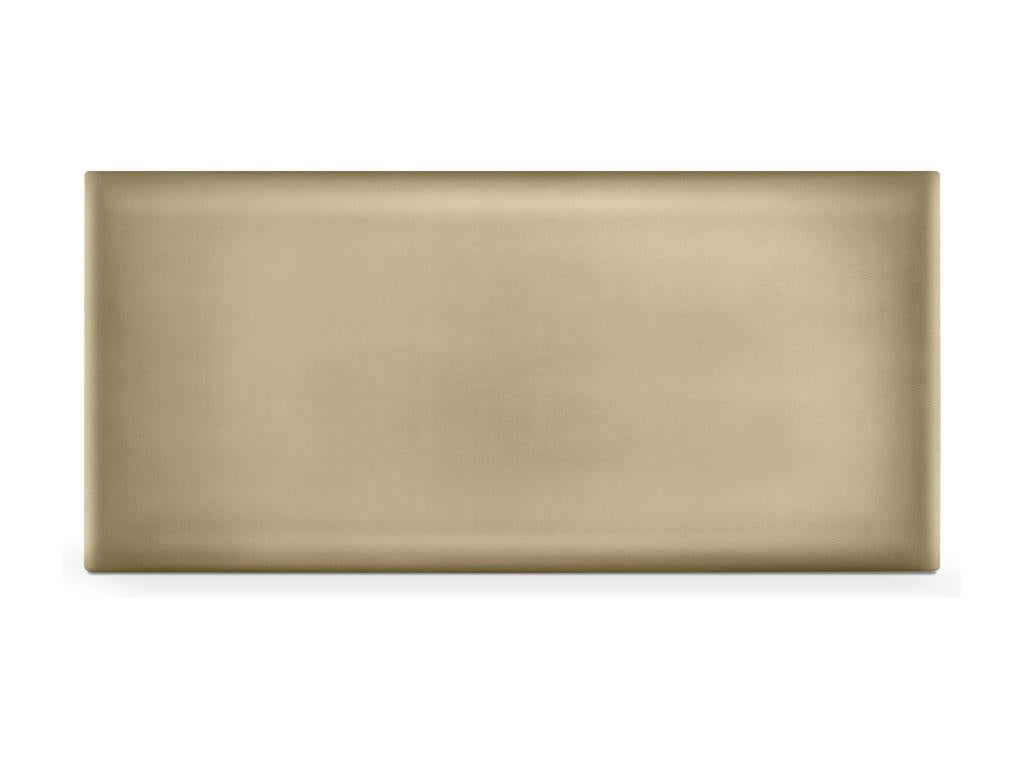 Letto in pelle gialla, 90 x 50 cm