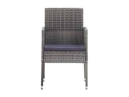 Mobili per la casa in vimini intrecciato in resina grigia - dlz1766583096638