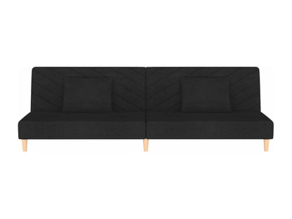 Letto in tessuto nero