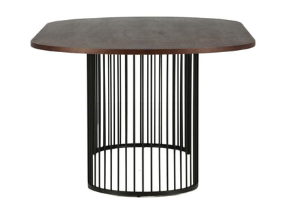 Tavolo da pranzo marrone, 110 x 220 x 75 cm