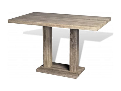 Tavolo in legno di quercia marrone