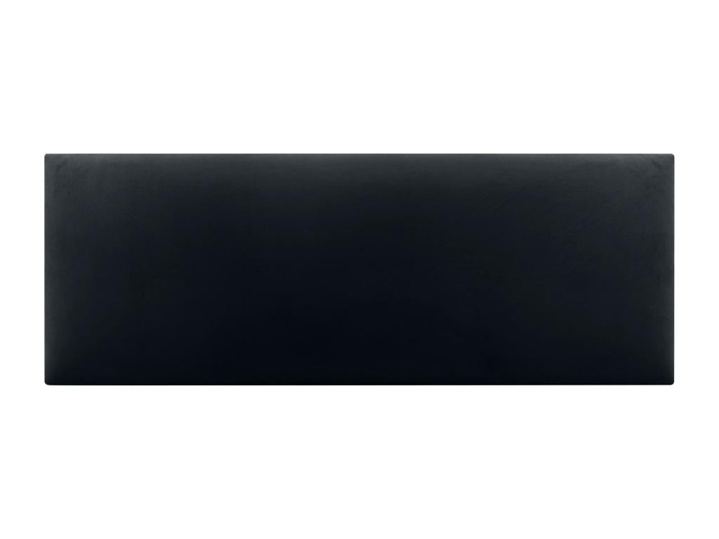 Letto in velluto nero, 160 x 50 cm