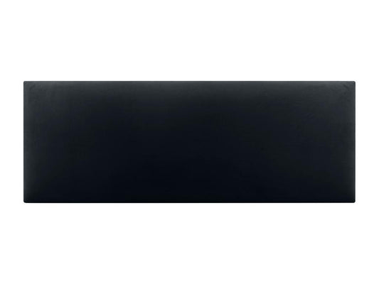 Letto in velluto nero, 160 x 50 cm