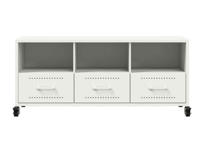 Mobile TV bianco, 100,5 x 39 x 43,5 cm