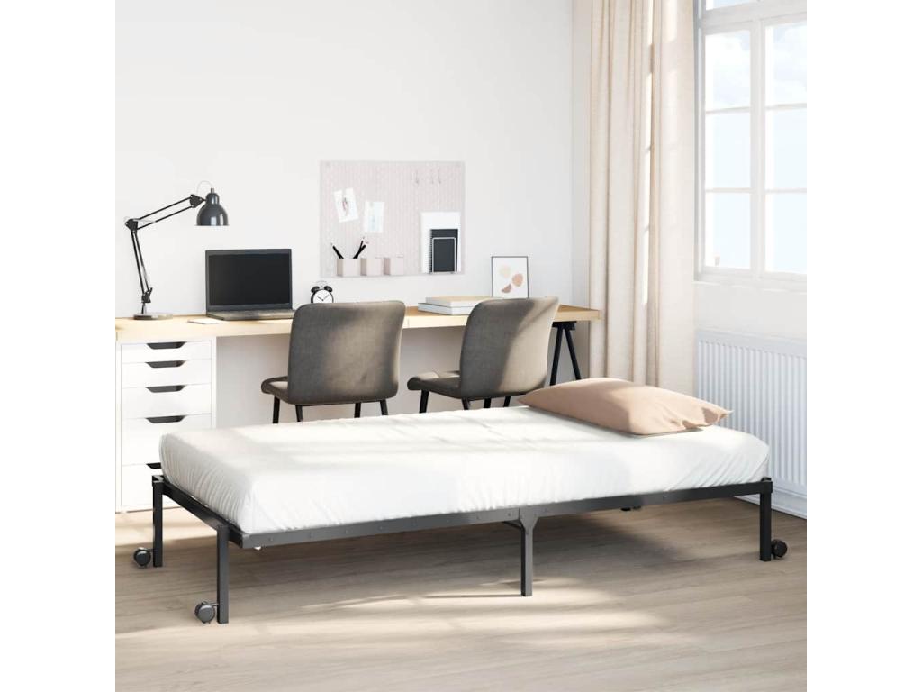 Materasso nero, 90 x 190 cm - dlz1766583796134