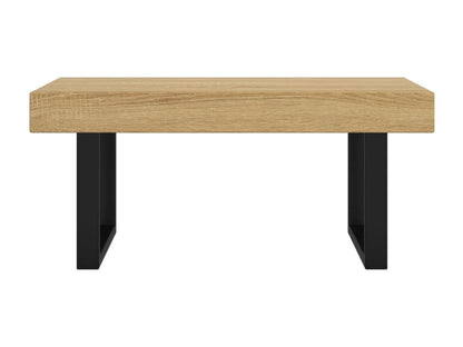 Tavolino da caffè in ferro marrone, 90 x 45 x 40 cm